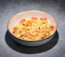 Салат Цезарь с тигровыми креветками