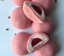Моти Розовый с клубникой