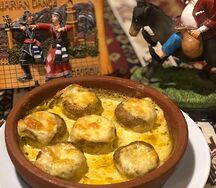 Грибы с плавленым сыром
