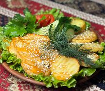 Куриная отбивная жареная с картофелем