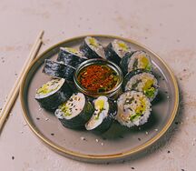 Кимпаб с креветками