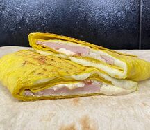 Сырный конверт с грибами и сыром
