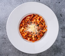 Паста томатная с мидиями