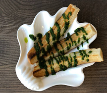 Хрустящий багет с зеленым маслом 70г