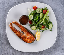 Стейк из кижуча