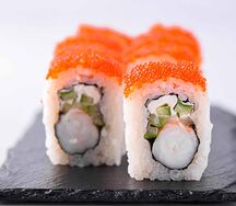 Ролл Калифорния с креветкой