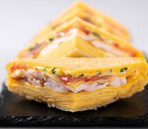 Тортилья-сэндвич с курицей