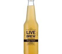 Комбуча Live brew Ginger Punch (Зелёный чай, Лимон, Имбирь, Яблочный фрэш, Корица)