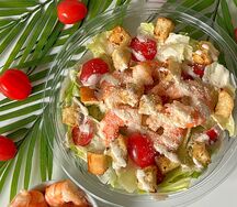 Цезарь боул с креветками