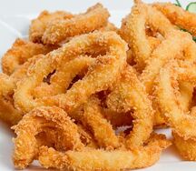 Хрустящие кольца кальмара