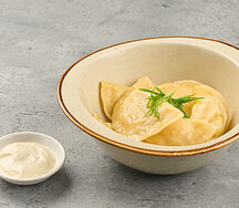 Вареники с картофелем вареные