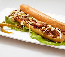 Донер в батоне говядина