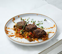 Медальоны с овощным рататуем