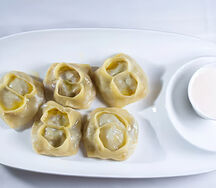 Манты с картофелем