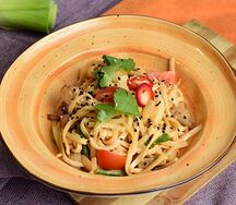 Лапша с курицей Терияки
