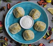 Манты из рубленного мяса