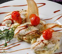 Судак на гриле