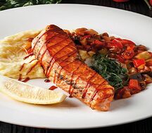 Сёмга на гриле