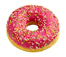 Донат со вкусом клубники