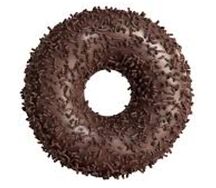 Донат с шоколадной начинкой