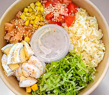 Боул с семгой