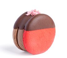 Макаронс вишня - шоколад