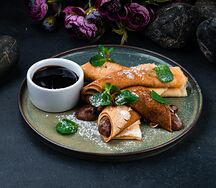 Блинчики с нутеллой и маскарпоне