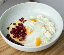 Сырник с кремом мильфей