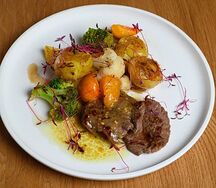 Миньон с овощами