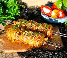 Картофель с салом