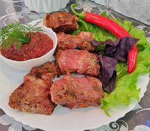 Шашлык из cвинoй шеи