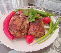Шашлык из куриного бедра
