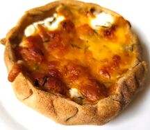 Калитка Карельская с творогом и зеленым луком