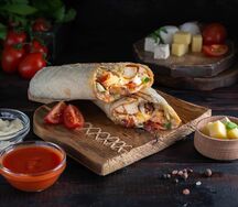 Шаурма Сырная с курицей