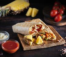 Шаурма Гавайская с курицей