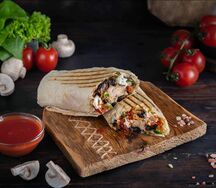 Шаурма Грибная с курицей