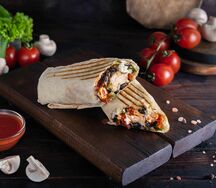 Шаурма Грибная со свининой