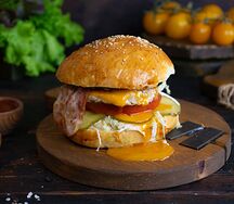 Домашний с куриной котлетой