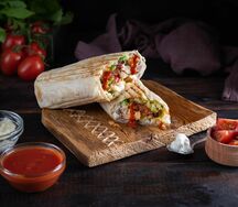 Шаурма Филадельфия с курицей