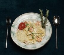 Паста с креветками