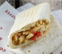 Тортилья с омлетом и томатами