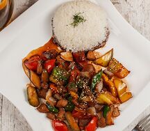 Курица с овощами