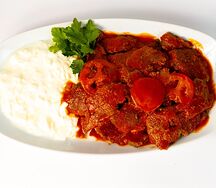 Фирменный Iskender кебаб