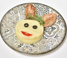 Куриные котлеты с пюре