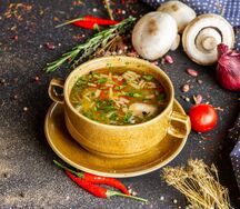 Уха Царская на белом вине