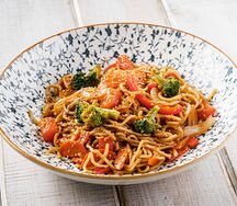 Лапша с овощами
