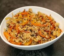 Гохан с креветкой