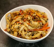 Удон с овощами