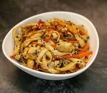 Удон с креветкой