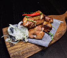 Шашлык из cвинoго ребра